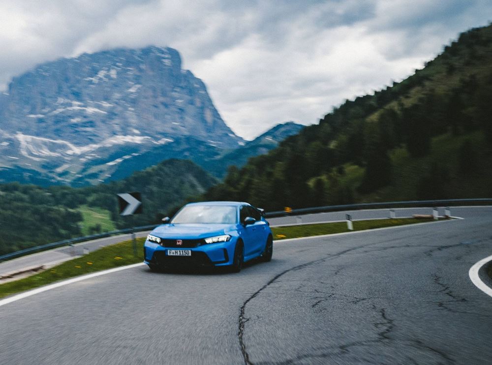 Honda Civic Type-R Διαδρομές οδήγησης Ευρώπη