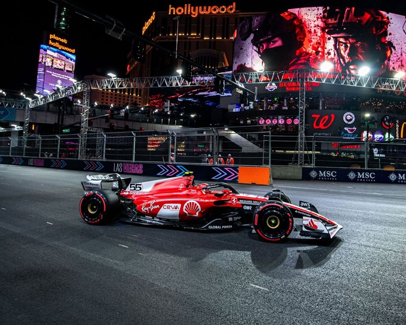 F1 Las Vegas Κατατακτήριες Ferrari