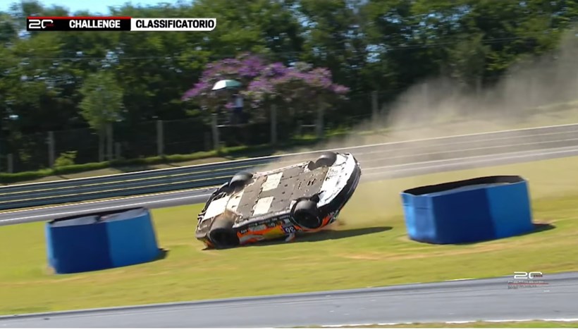 Porsche Carrera Cup Βραζιλίας ατύχημα