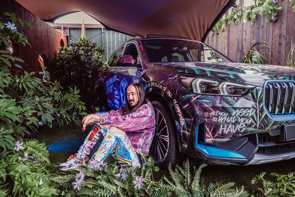 BMW iX1 x Steve Aoki Τomorrowland