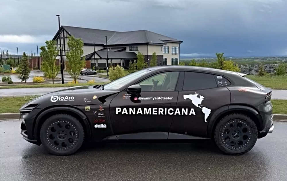 Ferrari Purosangue διάσχιση Panamericana