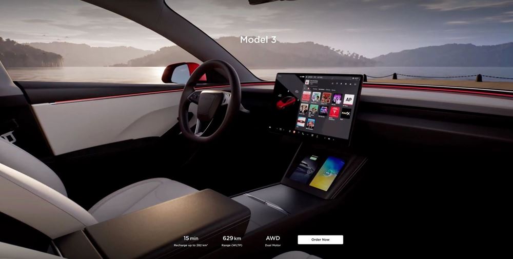 Tesla Model 3 ανανεωμένο 2023
