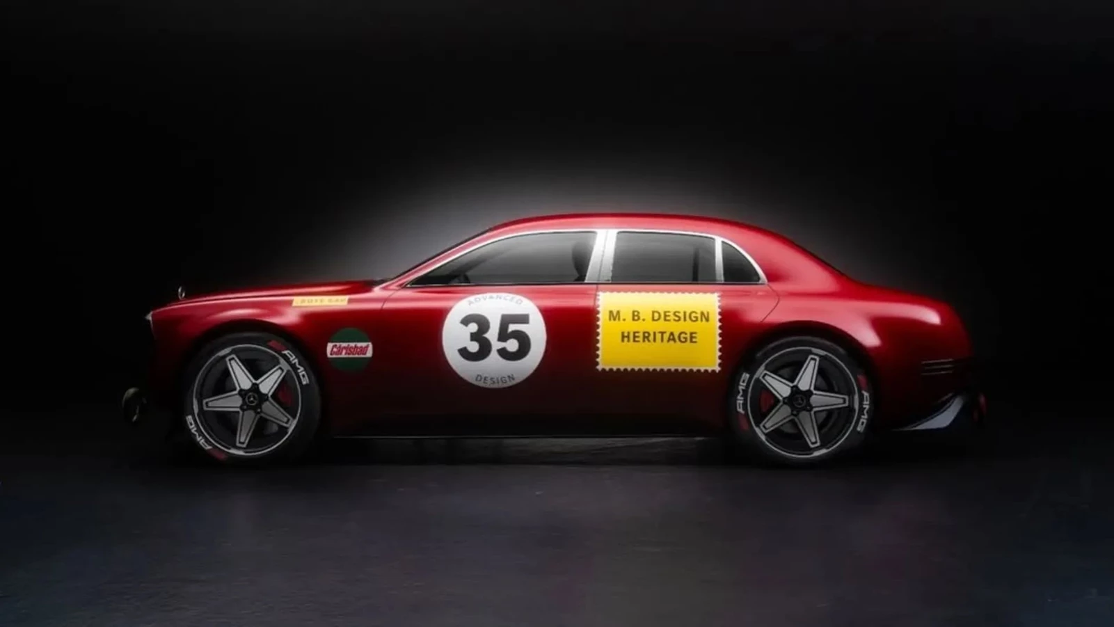 Mercedes-AMG Red Pig render