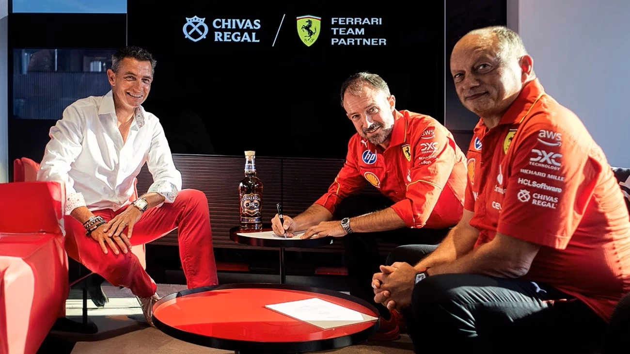 Chivas Regal Scuderia Ferrari Fred Vasseur