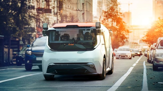 GM Cruise robotaxi