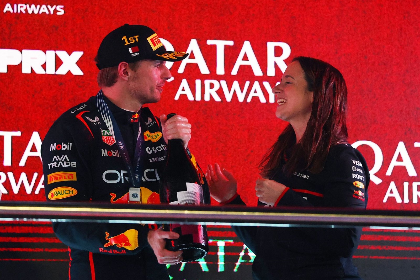 F1 GP Κατάρ Max Verstappen Hannah Schmitz