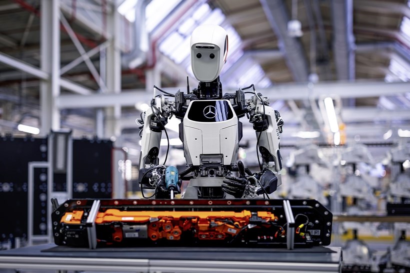 Mercedes Berlin humanoid robot