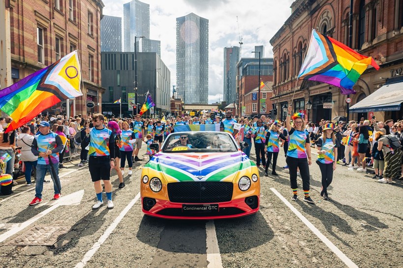 Bentley Continental GTC Manchester Pride
