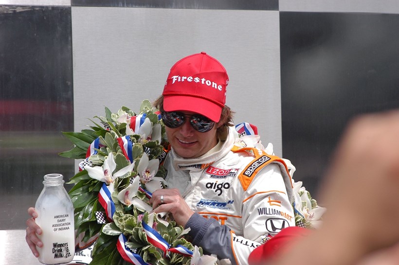 Indy500 Milk Tradition Dan Wheldon