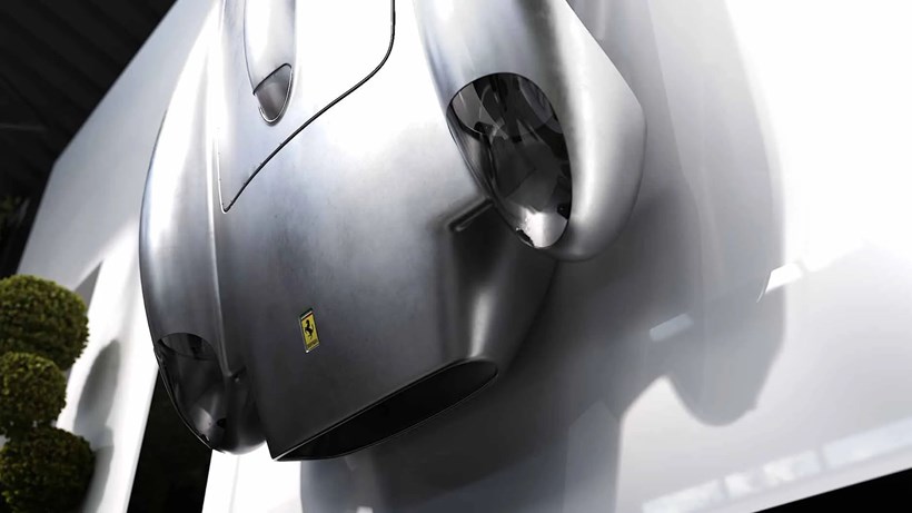 Ferrari 250 Testa Rossa γλυπτό έργο τέχνης