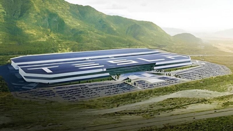 Tesla Gigafactory Mexico maketa