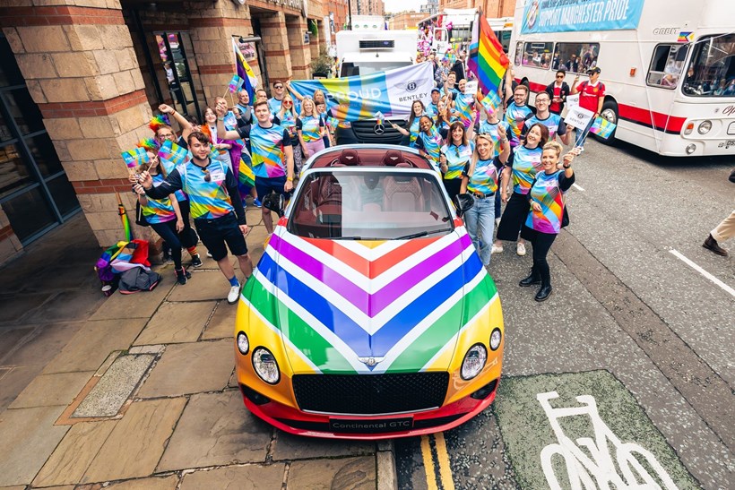 Bentley Continental GTC Manchester Pride
