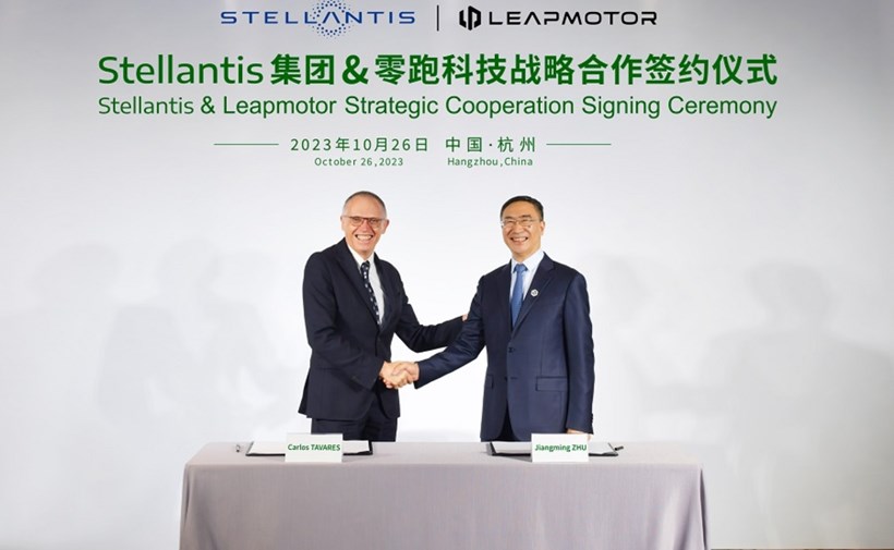 Stellantis Tavares Leapmotor Zhu Jiangming