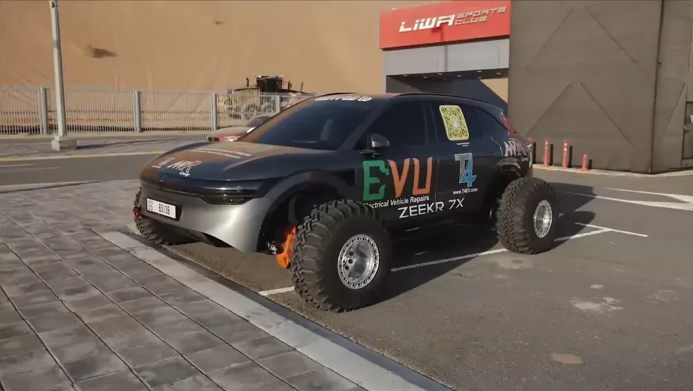 Zeekr 7X Αμμόλοφος Άμπου Ντάμπι