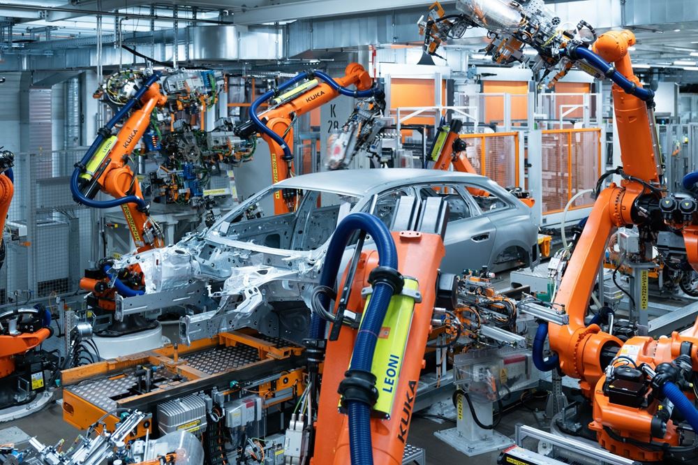 Audi A5 γραμμή παραγωγής στο εργοστάσιο του Neckarsulm