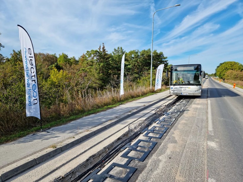 Gotland Σουηδια δρόμος ασύρματης φόρτισης