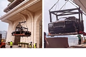 Video: Γερανός ανεβάζει μια κλασική Porsche στον 58ο όροφο ουρανοξύστη - εικόνα 4