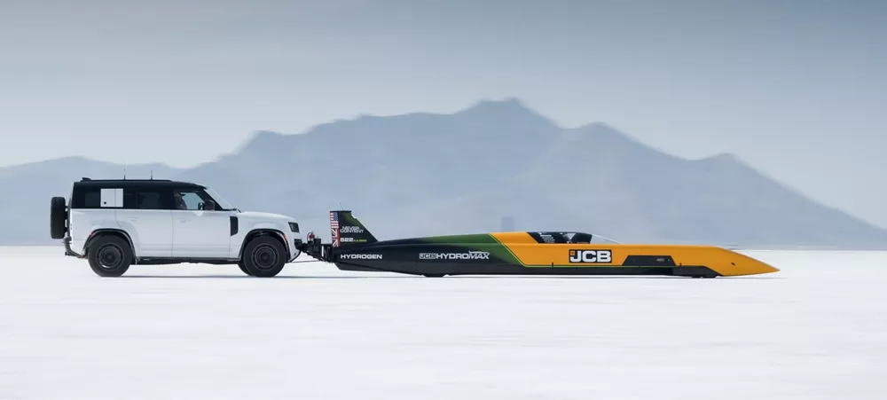 JCB Hydromax παγκόσμιο ρεκόρ ταχύτητας