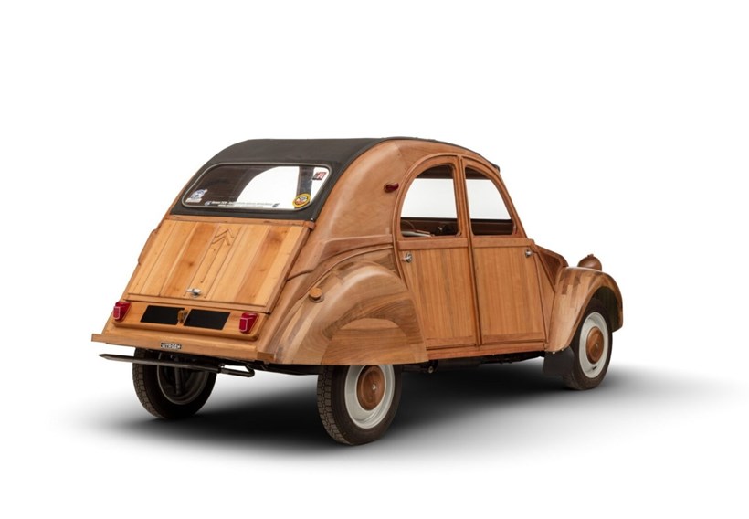 Citroen 2CV wood