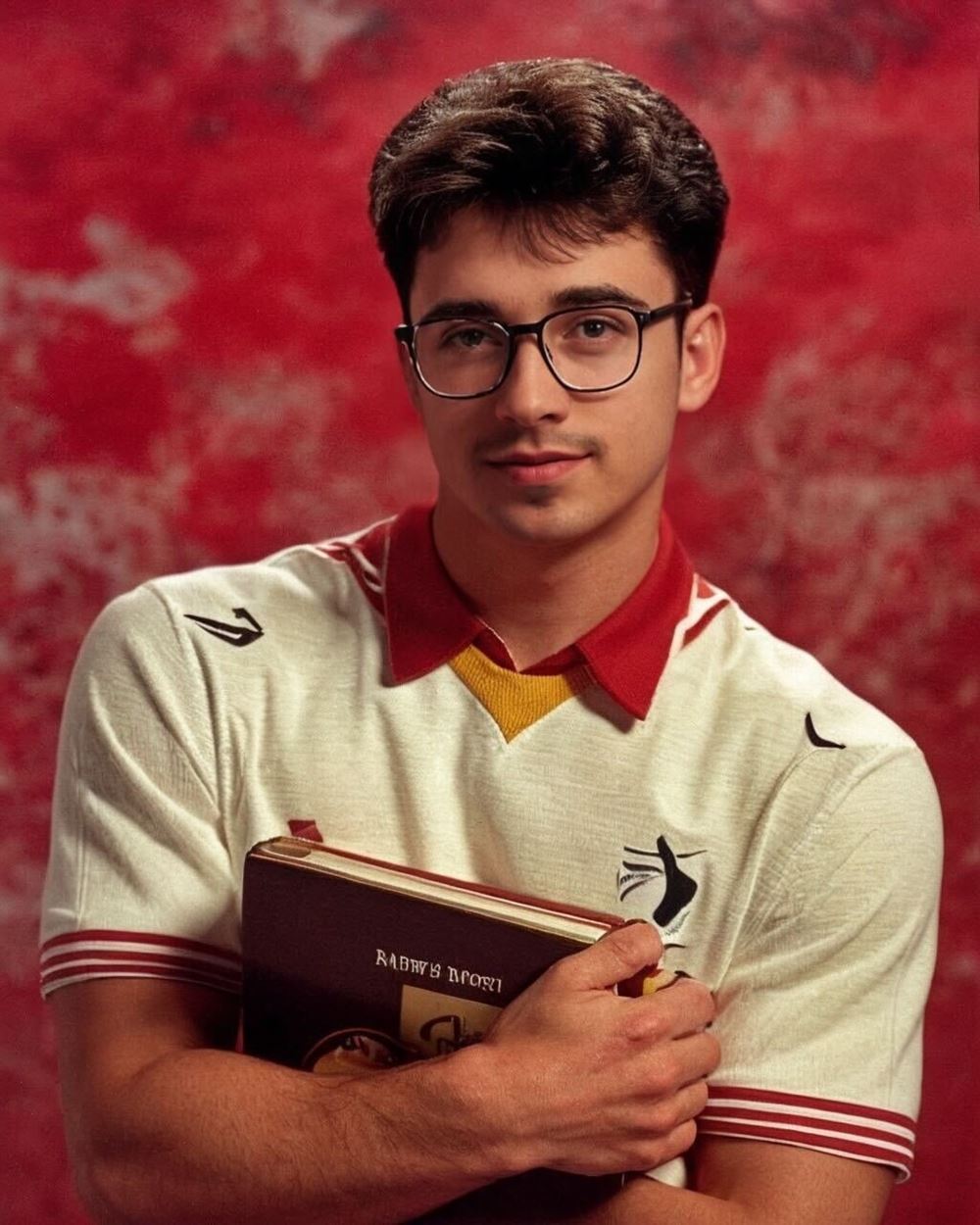 Ferrari AI Yearbook 90s Charles Leclerc