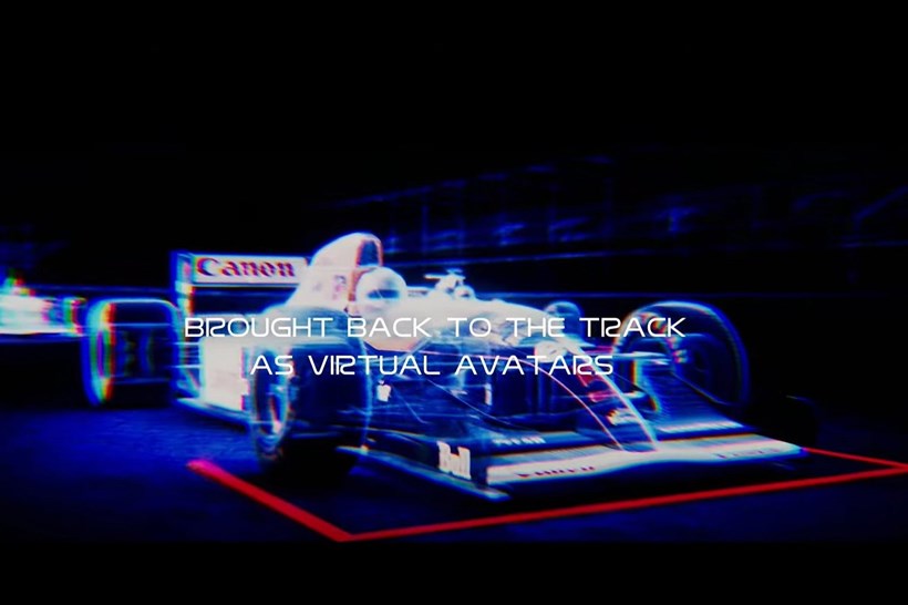 Williams F1 Lap of Legends αγώνας με εικονικούς οδηγούς