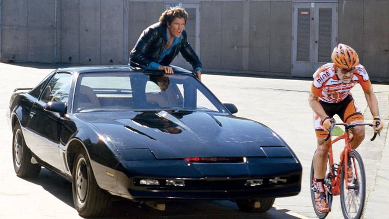 KITT Ιππότης της ασφάλτου επική ρετρό διαφήμιση Express Service