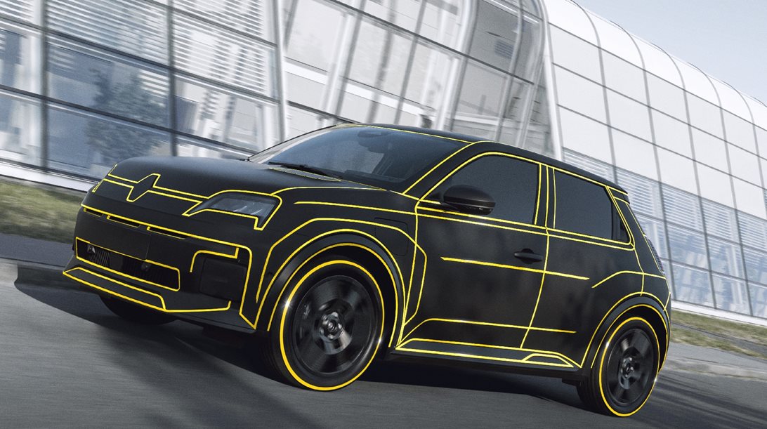 Αυτό είναι το Renault 5 με αποκαλυπτικό καμουφλάζ