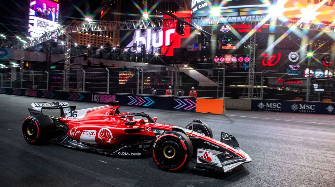 F1 Las Vegas GP κατατακτήριες: 1-2 της Ferrari με pole του Leclerc