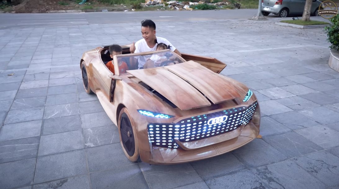 Ένα Audi Skysphere φτιαγμένο από ξύλο; Κι όμως υπάρχει