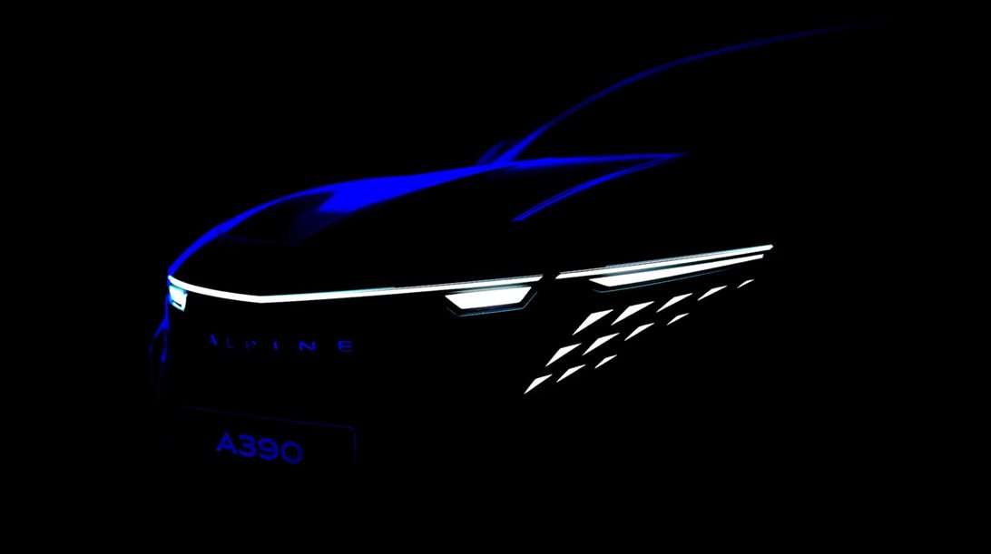 Teaser του Alpine A390-πότε θα παρουσιαστεί το 4θυρο ηλεκτρικό