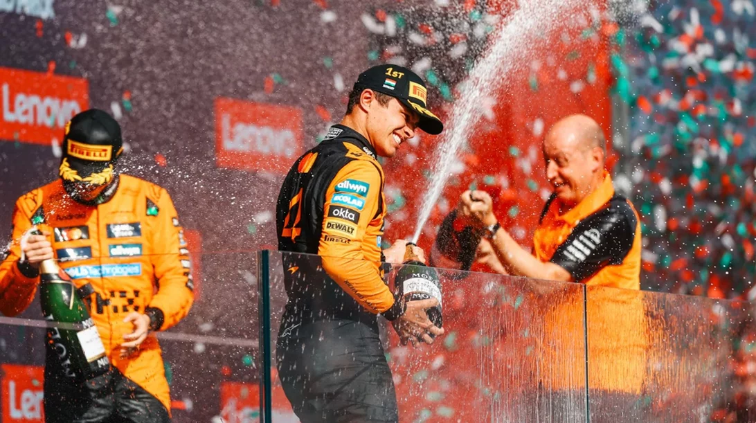 F1 GP Ουγγαρίας: Πάλι 1-2 η McLaren, δεν τα κατάφερε η Ferrari