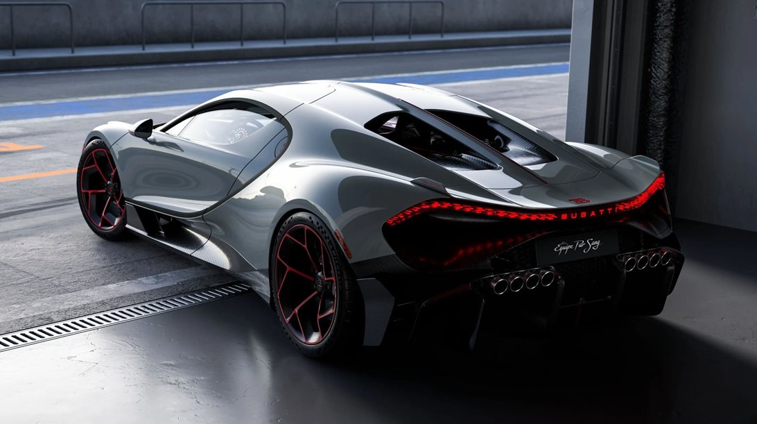 Η Bugatti το τερμάτισε-η Τourbillon Equipe Pur Sang έχει οκτώ τελικά εξάτμισης