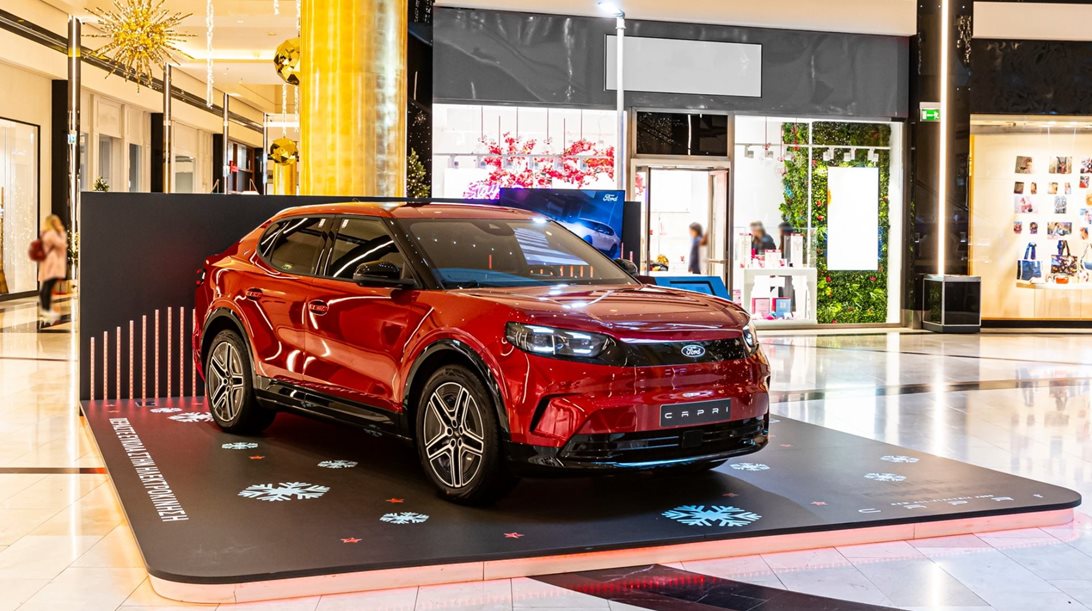 Σε κοινή θέα το νέο Ford Capri σε stage στο Golden Hall