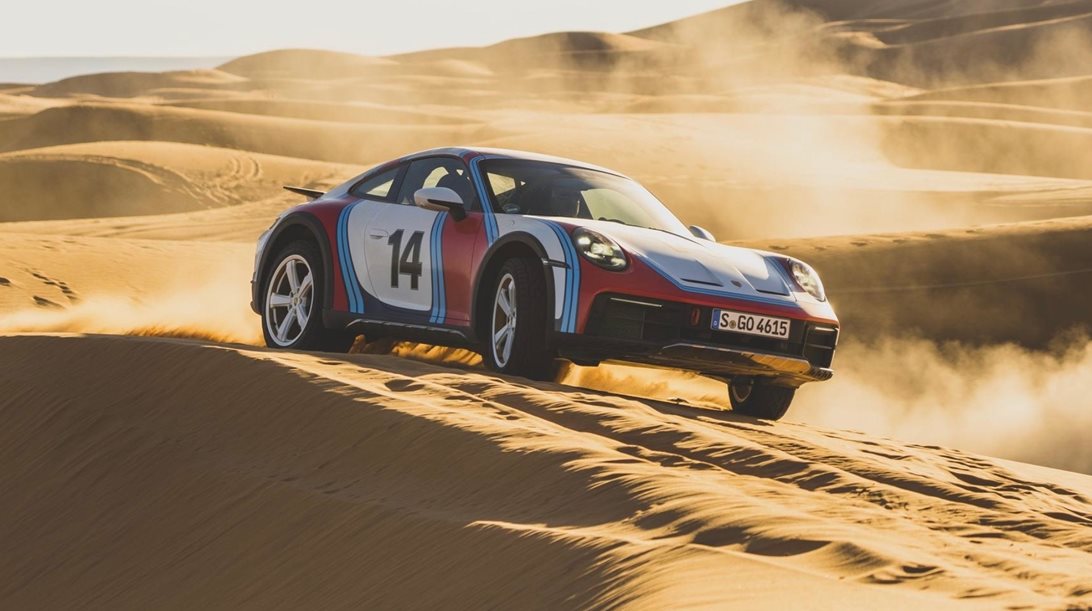 Τα σωστά, επίσημα αυτοκόλλητα για Porsche 911 Dakar
