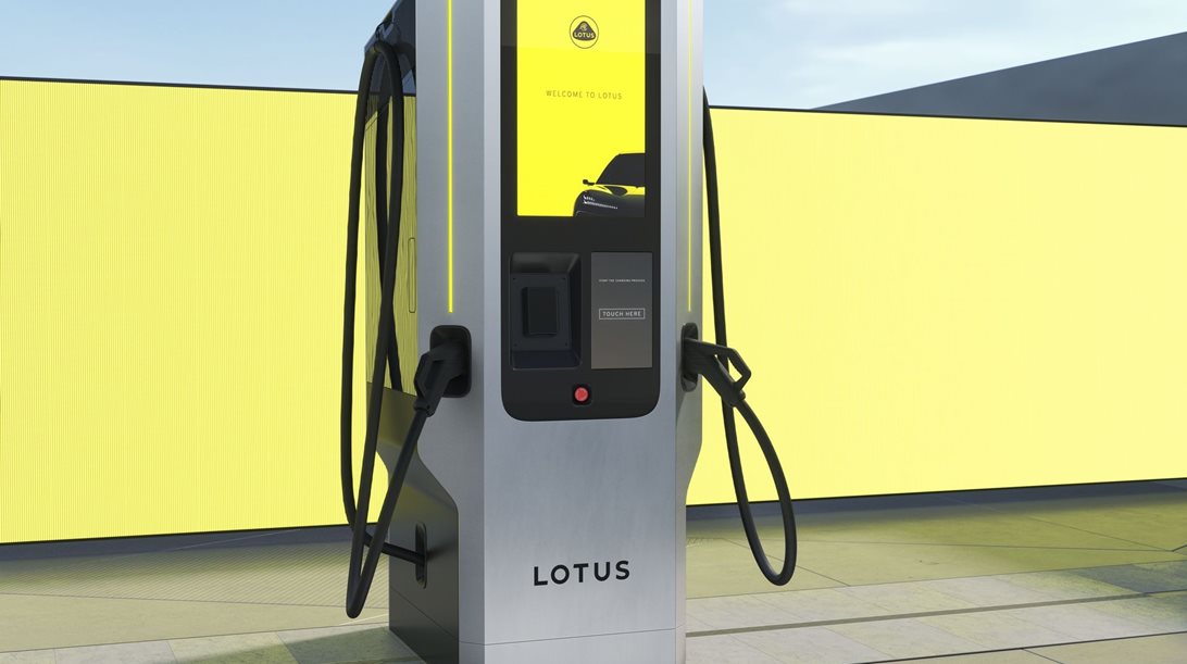 Ένας θηριώδης ταχυφορτιστής 450 kW από την Lotus-αντίπαλος του V3 της Tesla;