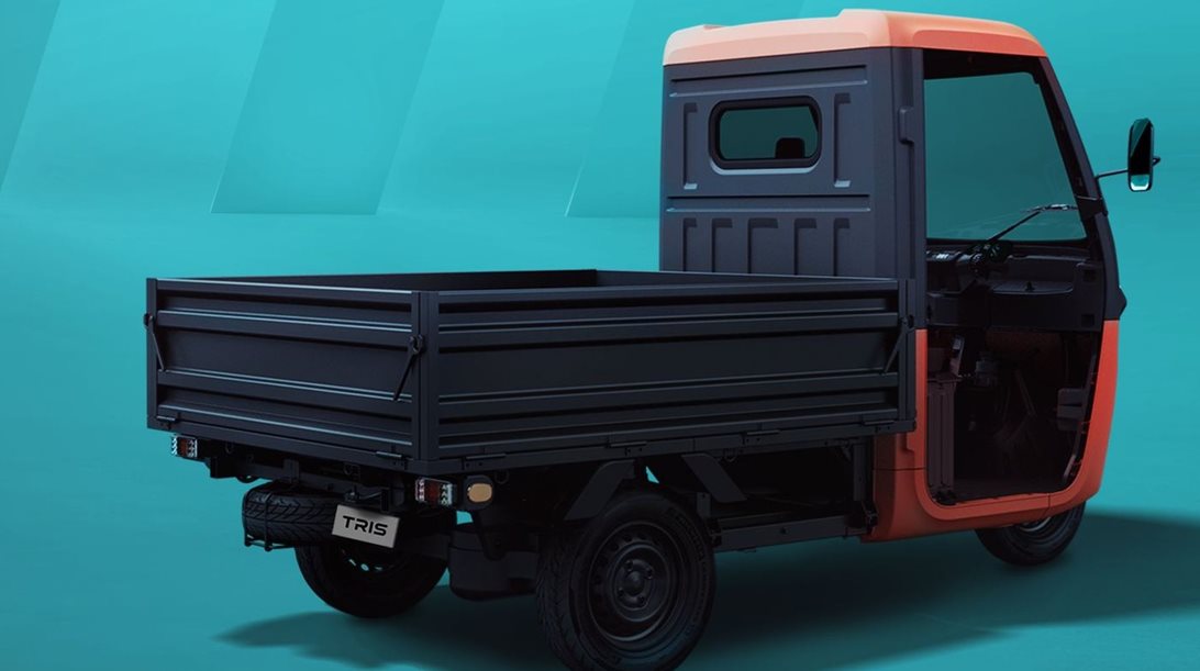 Το Fiat Tris είναι το πρώτο ηλεκτρικό τρίκυκλο για επαγγελματίες