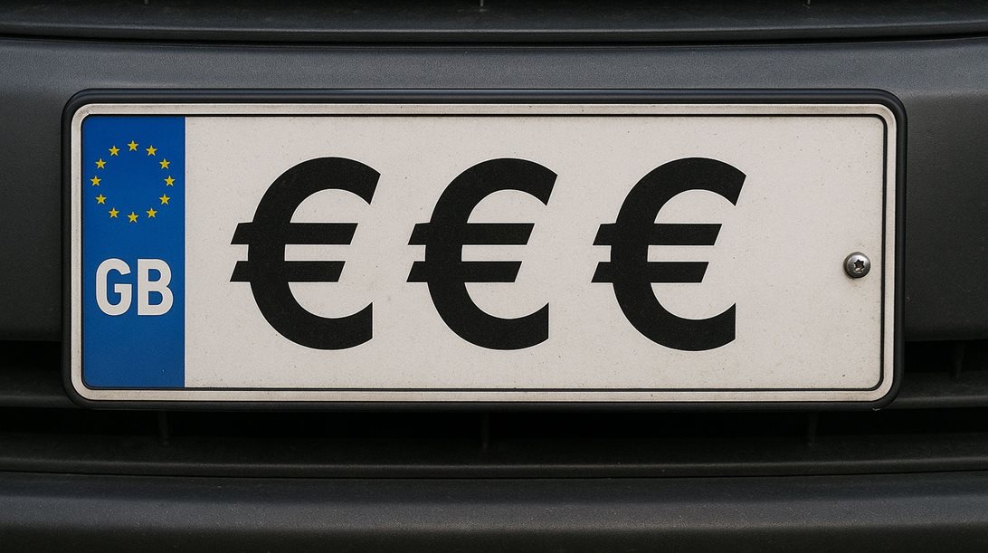 Τι μπορεί να γράφει μια πινακίδα κυκλοφορίας που αξίζει 1,5 εκατομμύριο ευρώ