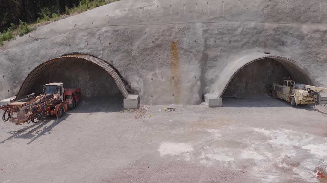 Δείτε τα δίδυμα τούνελ του Μπράλου-θα ενώνουν δύο πλευρές της Ελλάδας