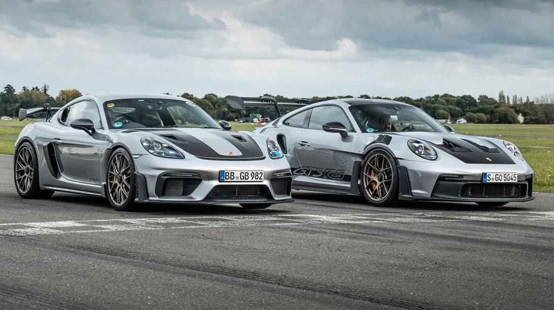 Η απόλυτη κόντρα Porsche GT3 RS vs Cayman GT4 RS