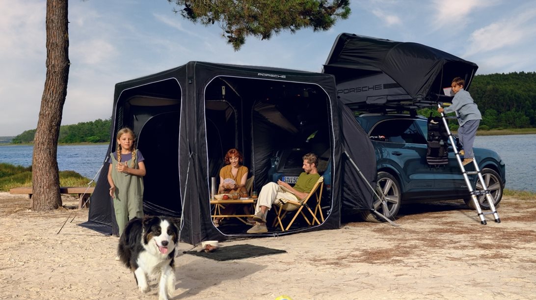 Για ελεύθερο camping με την νέα σκηνή της Porsche (εικόνες)