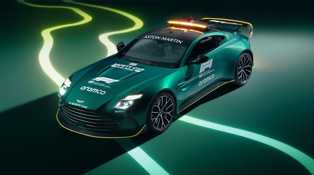 Η Aston Martin Safety Car της F1 έχει 656 ίππους για να μην παραπονιέται ο Verstappen