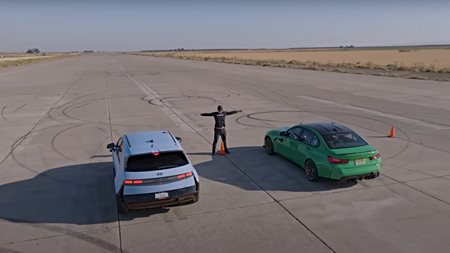 Μεγάλη κόντρα U-drag μεταξύ BMW M3 CS και Hyundai Ioniq 5 N (video)