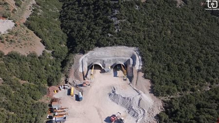 Εντυπωσιακές εικόνες με drone από το έργο που θα μεταμορφώσει την Στερεά Ελλάδα
