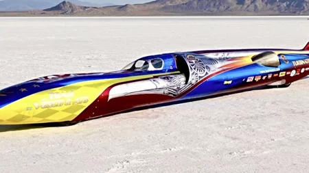 Πωλείται το μοναδικό όχημα στον κόσμο που έσπασε το φράγμα των 800 km/h