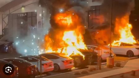 Το σηκωμένο χέρι του Musk και το μποϊκοτάζ στα Tesla