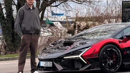 Πρώτη βόλτα του Esteban Ocon με τη Lamborghini της Mansory και συνοδηγό τη σύντροφό του