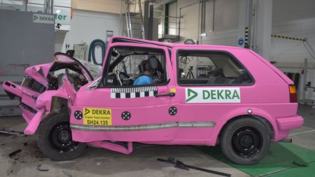 Ένα VW Golf του 1989 δοκιμάζεται σε crash test του 2025-Δείτε το αποτέλεσμα
