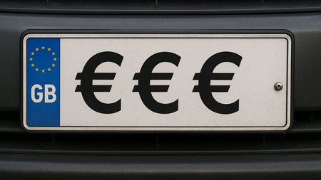 Τι μπορεί να γράφει μια πινακίδα κυκλοφορίας που αξίζει 1,5 εκατομμύριο ευρώ