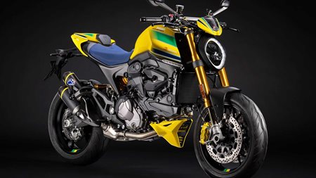 Ducati Monster περιορισμένης παραγωγής αφιερωμένη στον Ayrton Senna