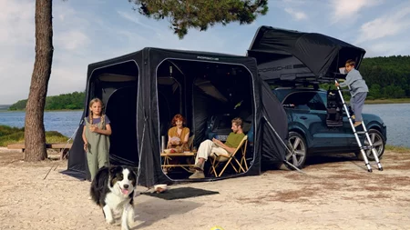Για ελεύθερο camping με την νέα σκηνή της Porsche (εικόνες)